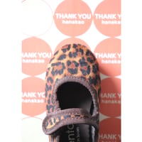 Cienta   Velcro Onestrap Shoes  (leopard ベロア)
