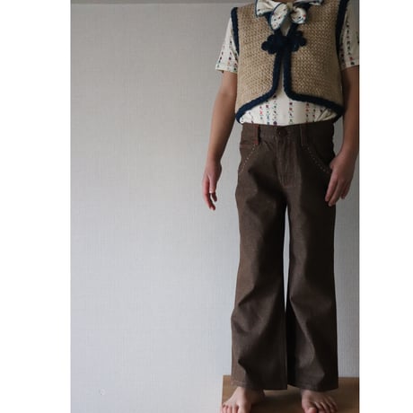 Misha&Puff  Slim Flared Jeans/Earth