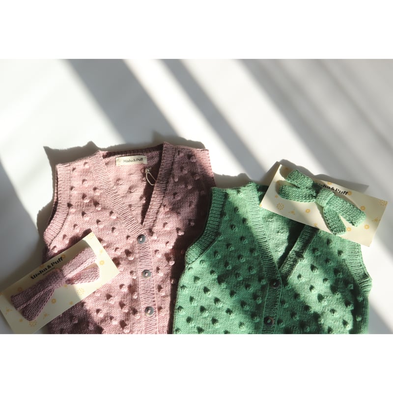 Misha&Puff Auggie Popcorn Vest/Plum Petal | ha