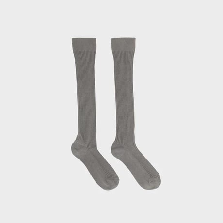 limonade Knee Ribbed Socks (GREY)