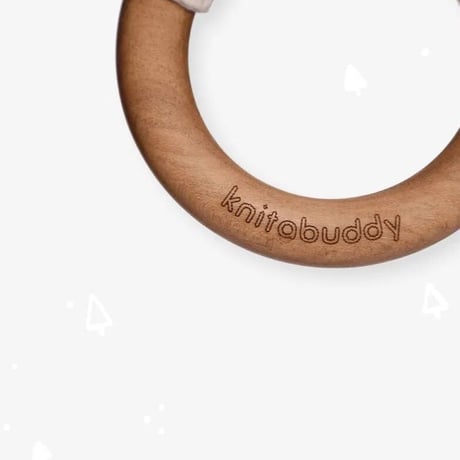 Knit a Buddy LAMB teether
