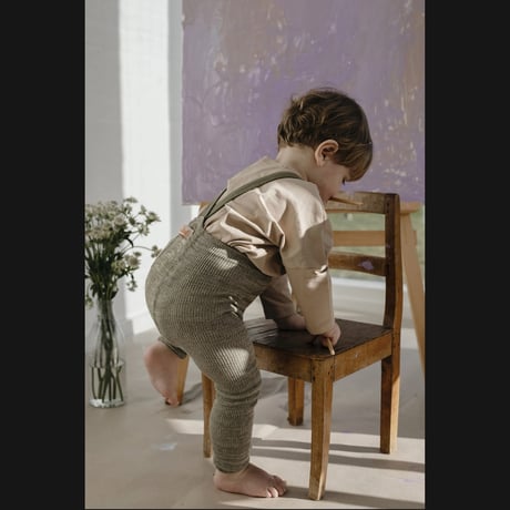 SILLY Silas  Classic tights Footless (Creamy Olive)