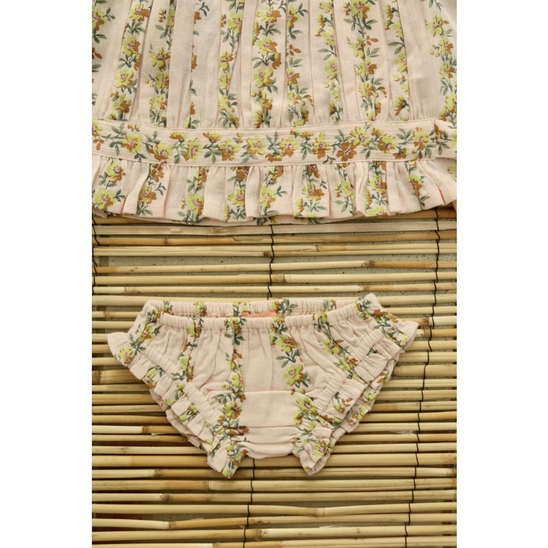Bonjour Set top& Panty Farandole flowers print