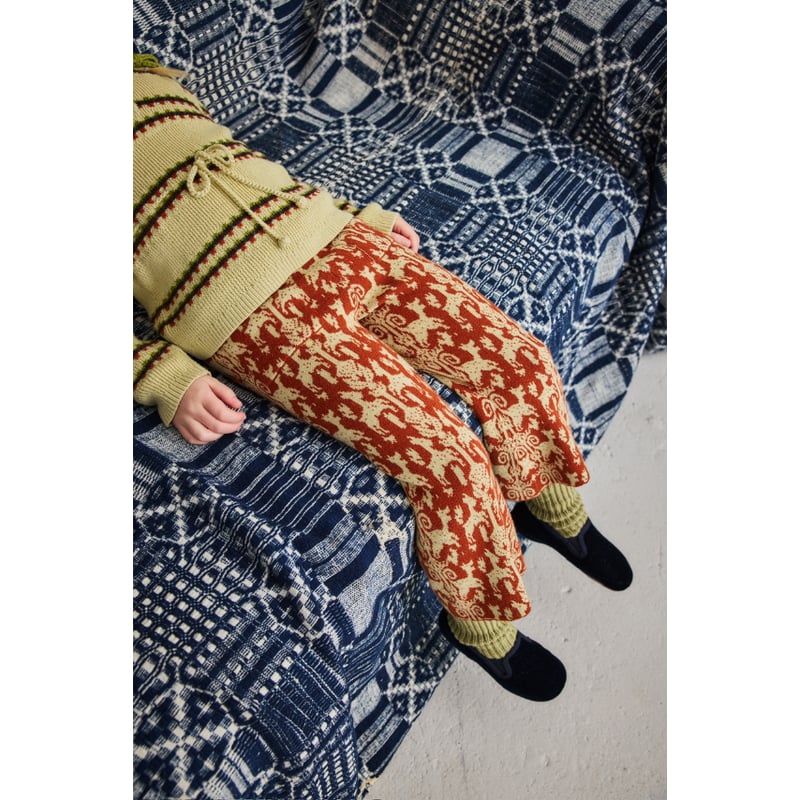 p*n様 misha&puff ニットパンツ Misha&Puff Izzy Pant (Fauna Tapestry Jacquard)