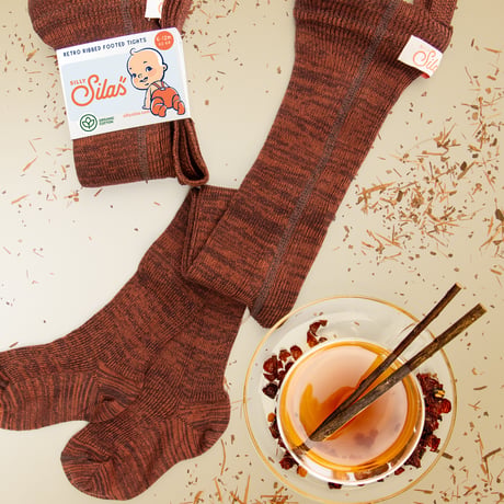 SILLY Silas  Classic tights Footed (Spicy Chai)