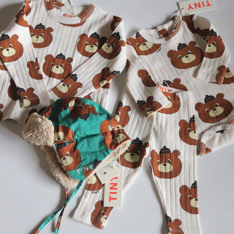tc293) tinycottons パンツ tiny cottons TINYCOTTONS bears baby pant | hanakao