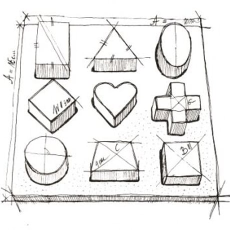 wooden story  SHAPE PUZZLE BOARD