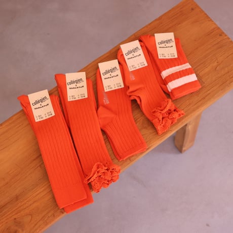 Collegien  Ribbed Varsity Crew socks (POTIRON)