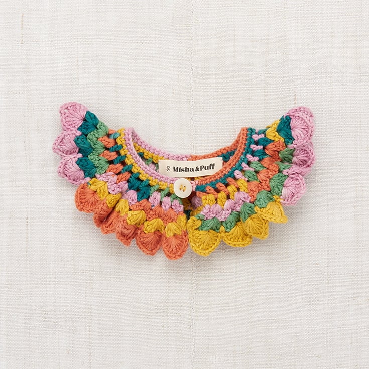 Misha&Puff☆Crochet Joya Dress☆4y misha + puff crochet joya dress in plum petal at Little