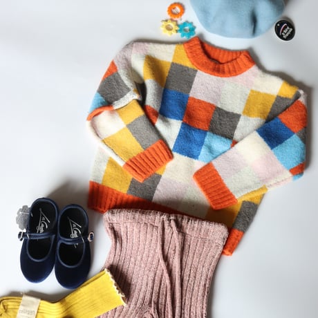 FISH&KIDS  KNITTED PANTS(BEIGE)