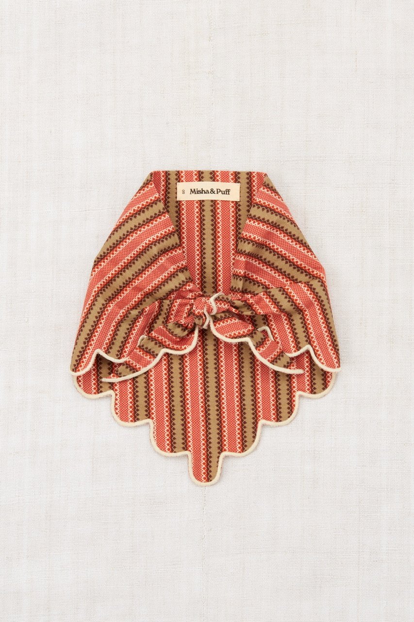 Misha&Puff Scallop Scarf(Linden Vaquero Stripe