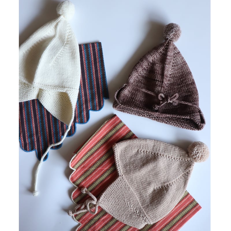 misha&puff スカーフ Misha&Puff Scallop Scarf(Linden Vaquero Stripe