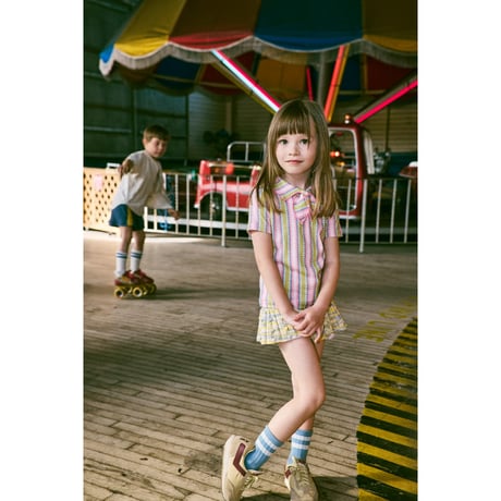 Misha&Puff  EYELET SKATING POND SKIRT (BUBBLE SPACE DYE)