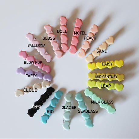 ⚫︎WUNDERKIN CO heart hairclip