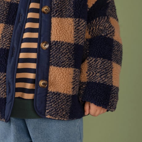 nixnut  Check Jacket (Navy Checkered)