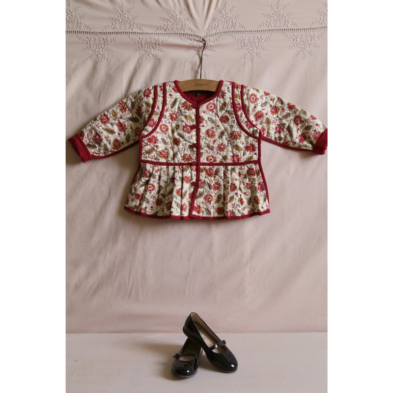 Bonjour Quilted jacket Aline print | hanakao