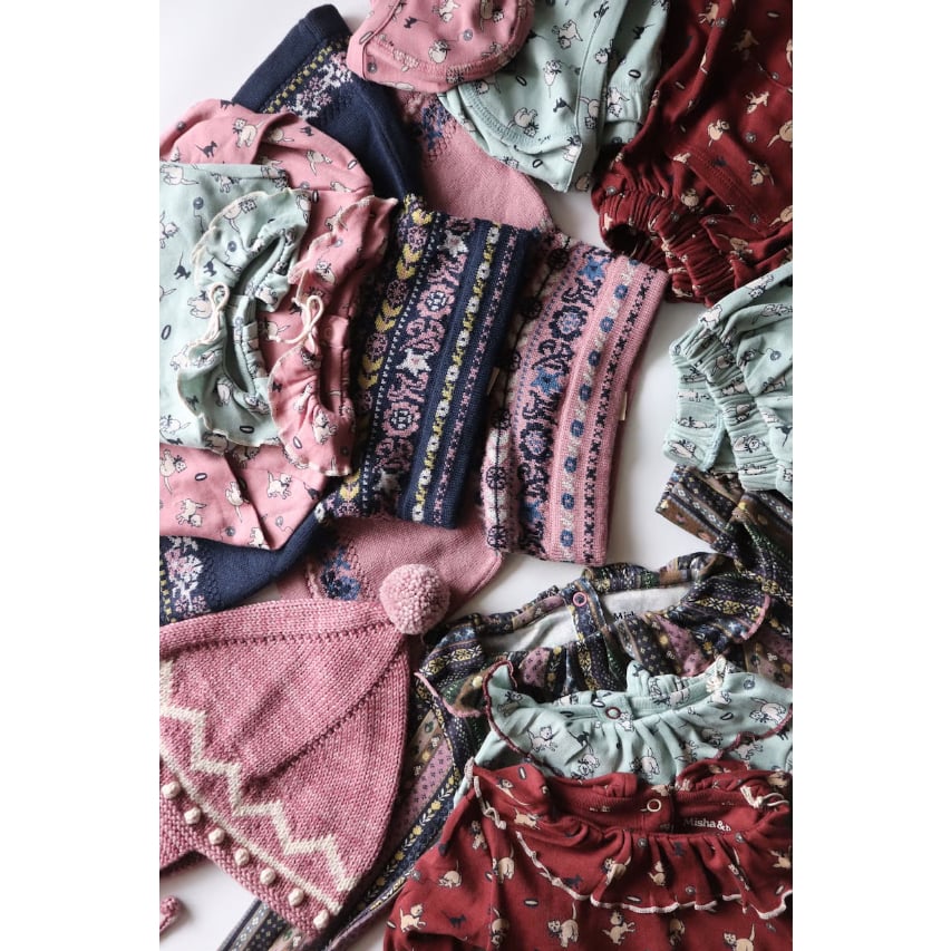 トップス misha & puff paloma tops brut 5y Misha&Puff(ミーシャアンドパフ）／Paloma Top - Ink - 世界中のベビー