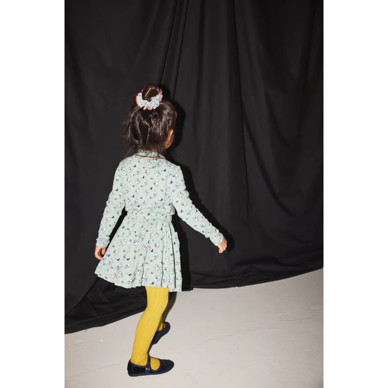 Misha&Puff Circle Skirt (Sage Cat&Mouse) | han