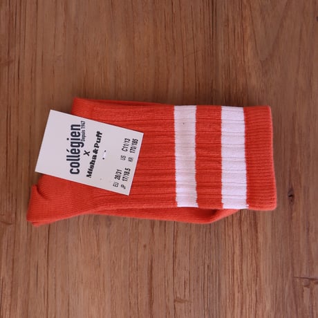 Collegien  Ribbed Varsity Crew socks (POTIRON)