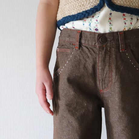 Misha&Puff  Slim Flared Jeans/Earth