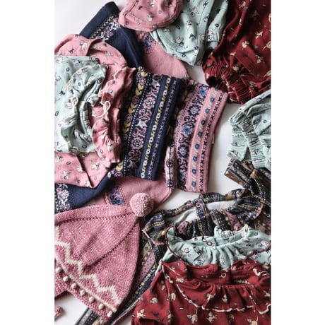 Misha&Puff  Fiona Skirt (Antique Rose Eyelet Ribbon)
