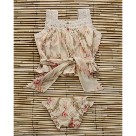 Bonjour   Set top&panty antoinette print pique