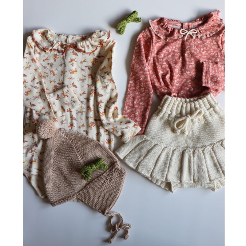 Misha&Puff Goldie Bow Set (Matcha) | hanakao