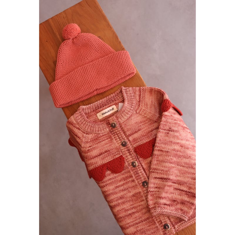 Misha&Puff Garter Hat(Rosewood) | hanakao