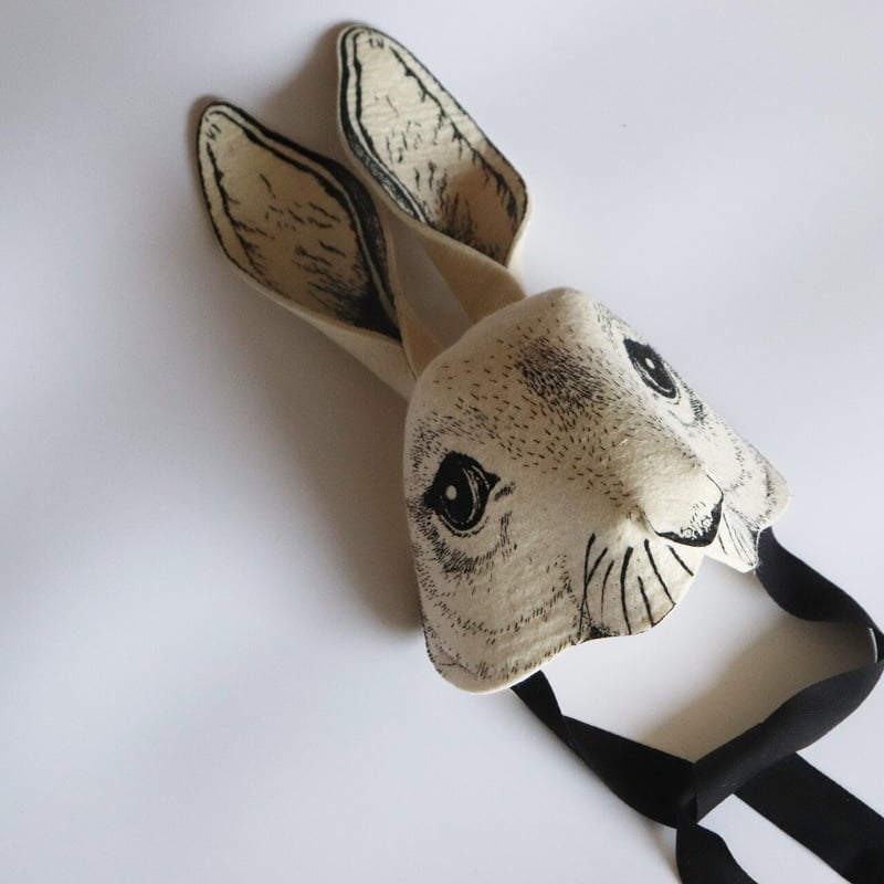 Frida's Tierchen RABBIT HEADDRESS (gold,black,