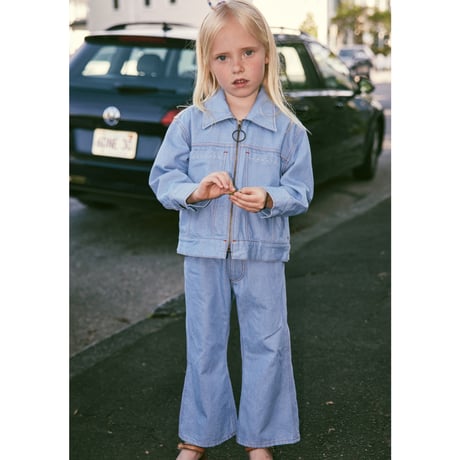 Misha&Puff  Slim Flared Jeans/Baby Blue