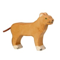 Holztiger Lion