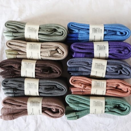 Collegien Louise Ribbed Tights   〈 Iris de Provence〉