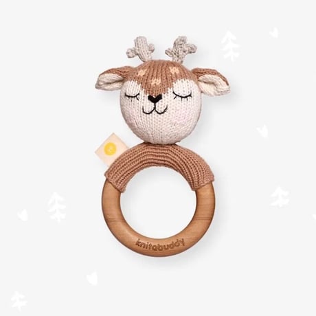 Knit a Buddy FAWN teether
