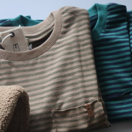 nixnut  Drop Shirt (Khaki Stripe)