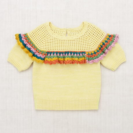 Misha&Puff Ruffle Capelet Alabaster