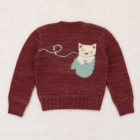 Misha&Puff  Three Little Kittens Cardigan (Madder Root)