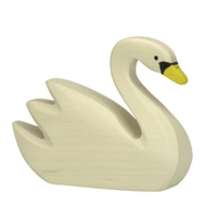 Holztiger Swan Swimming