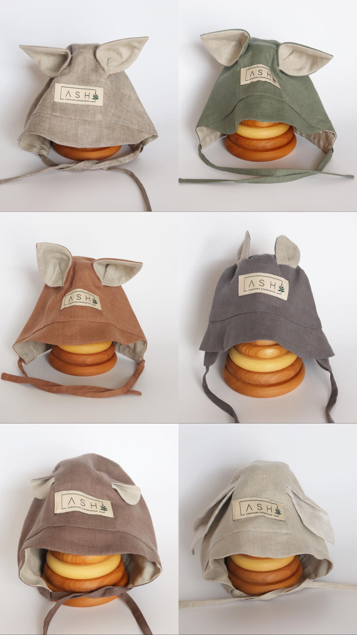 ASH generation hat(bear×stone) ASH generation hat(bear×stone)