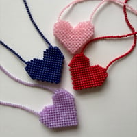 goodots.   heart beads pochette