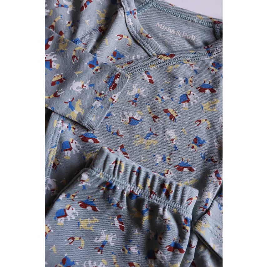 Misha&Puff Baby Wrap Set 6-9M(Overcast Circus)