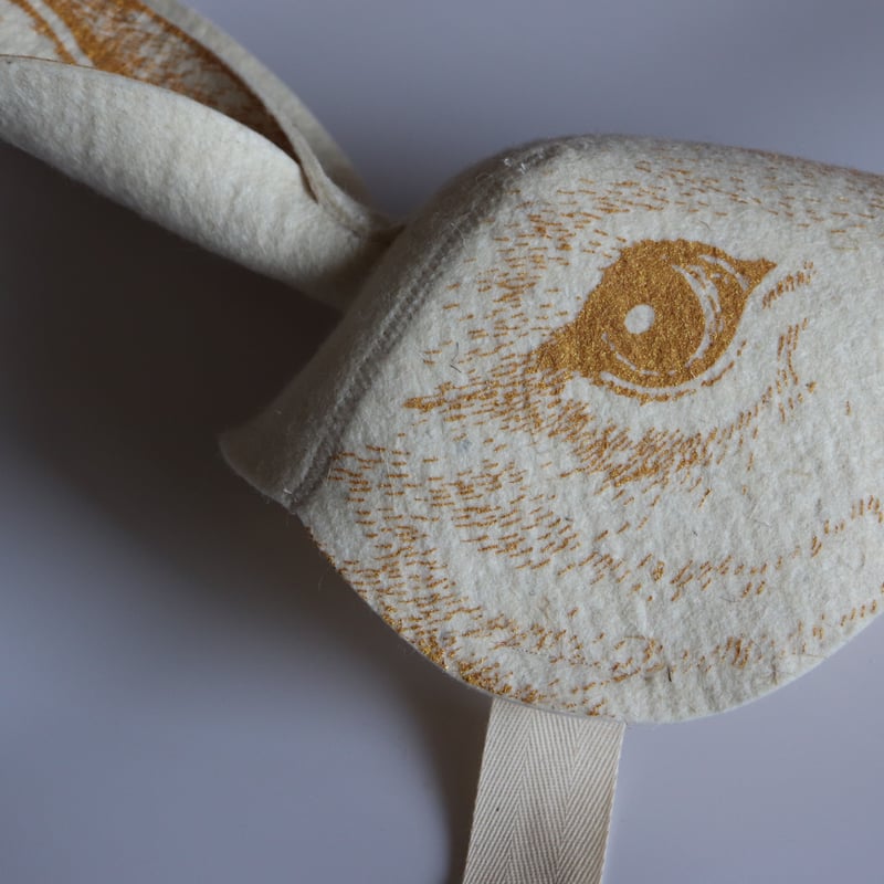 Frida's Tierchen RABBIT HEADDRESS (gold,black,