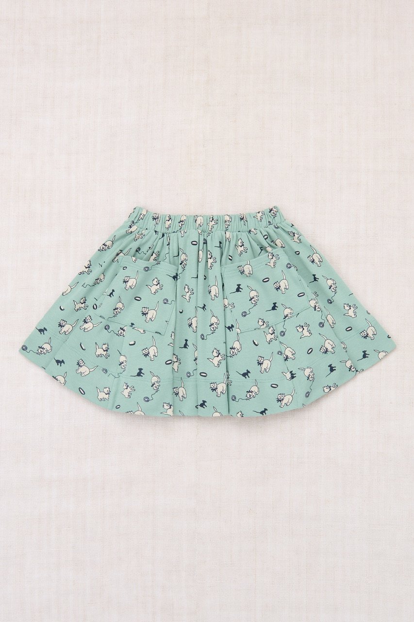 Misha&Puff Circle Skirt (Sage Cat&Mouse) | han