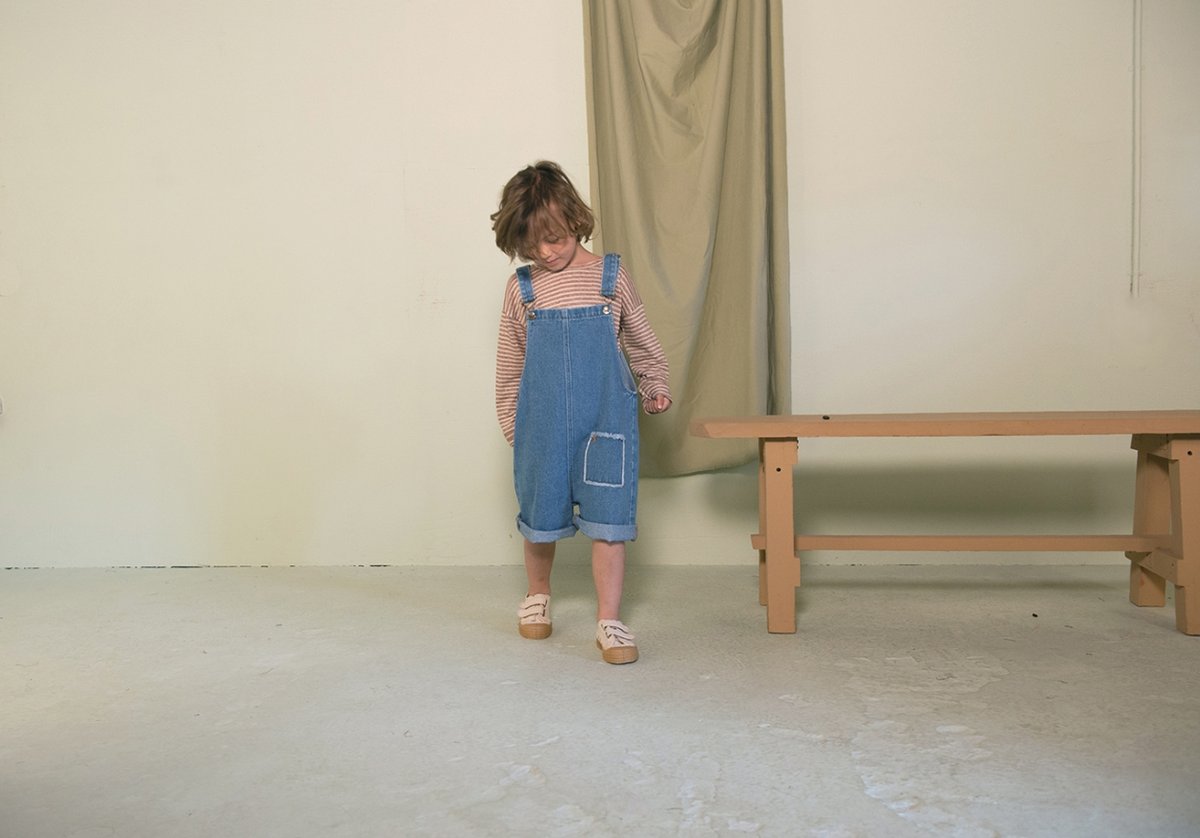【美品】nixnut short dungaree 98 デニムサロペット nixnut (ニックスナット)｜le lis blanc(ルリブロン