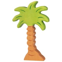 Holztiger  palm tree