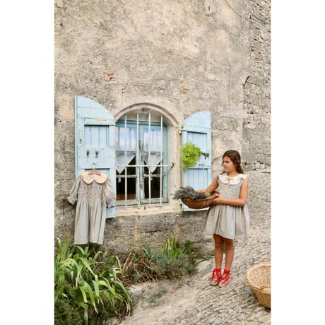 Bonjour  Tunique with hairclip Transat stripe