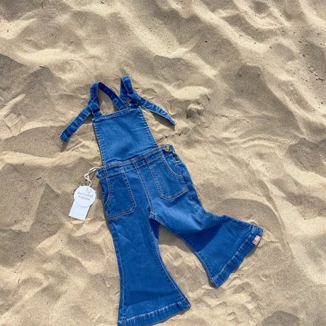 TWIN COLLECTIVE  Farrah Flare Overall - Western Blue