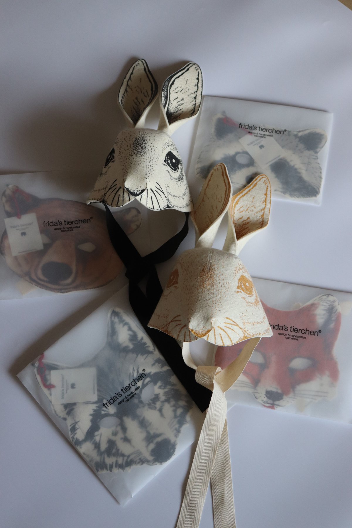 Frida's Tierchen RABBIT HEADDRESS (gold,black,