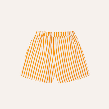 the campamento Orange Stripes Shorts