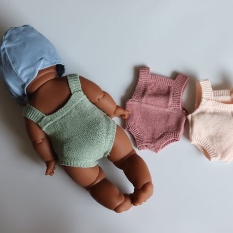 minikane DOLL CLOTHES  Barboteuse Orleane en tricot (3type)