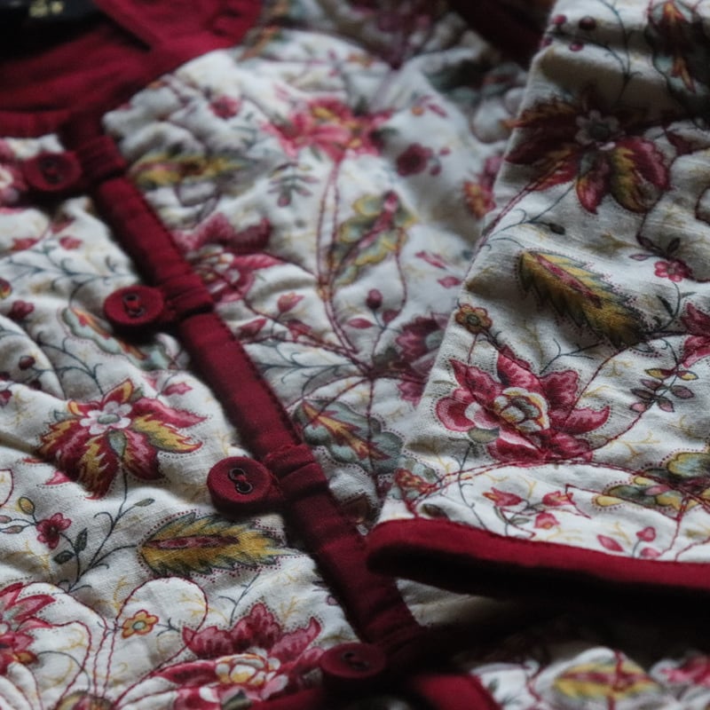 Bonjour Quilted jacket Aline print | hanakao